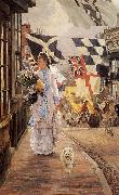 James Tissot A Fete Day at Brighton USA oil painting artist